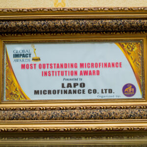 Global Impact Awards Most Outstanding MicroFinance Instituation Award