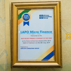 African Consulting Group- Best MicroFinance Company of the Year 2018.2019
