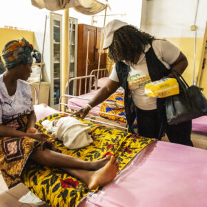 LAPO shares pampers to nursing mothers at Cottage Hospital