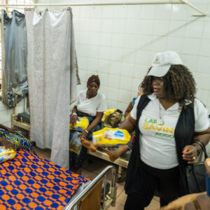 LAPO shares pampers to nursing mothers at Cottage Hospital